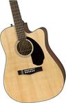 Акустическая гитара Fender CD-60SCE Solid Top Dreadnought Acoustic-Electric Guitar - Natural - фото 4