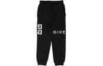 Брюки Slim Fit с вышивкой Givenchy, черный - фото