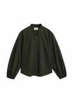 Блуза GANT Button-down blouse, Dark Moss Green/Green - фото 5