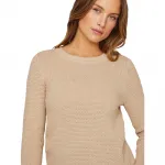 Свитер Vila Dalo, бежевый - фото 5