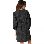 Платье Deeluxe Lily long sleeve short, черный - фото 2