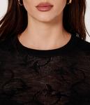 Свитер из шерсти Pinko TURABOTTIGLIE Regular Fit, черный - фото 4