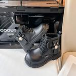 Непромокаемые термо детские ботинки Leather KINDDOG, черный - фото 13