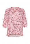 Блуза SIGRIDA Kaffe Curve, розовый - фото