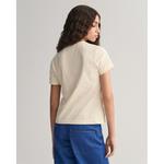 Футболка Gant Reg Tonal Shield, бежевый - фото 2