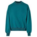 Свитер Urban Classics Oversized Stone Washed, зеленый - фото 3