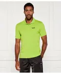 Футболка поло Regular fit Ea7, зеленый - фото