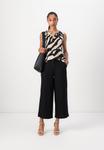 Брюки TOM TAILOR CULOTTE, Deep Black/Black - фото 2
