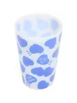 Стакан с рисунком в виде сердечек Human Made, синий - фото 2