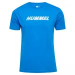 Футболка Hummel Elemental logo cotton, синий - фото