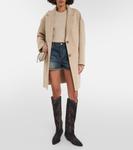 Замшевые ботинки denvee до колена Isabel Marant, черный - фото 2