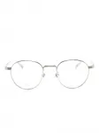 Очки в круглой оправе Dunhill, серебряный - фото