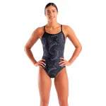 Купальник Arena Fireflow Lightdrop Back, черный - фото