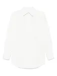 Поплиновая рубашка Saint Laurent, белый - фото