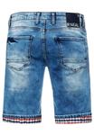 Джинсовые шорты Stanley с эффектной клеткой RUSTY NEAL, синий - фото 5