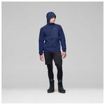 Капюшон на молнии Trollveggen Warm3 - флисовая куртка Norrøna, Phantom - фото 4