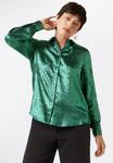 Блуза King Louie Button-down blouse, Silver Green/Green - фото