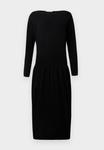 Платье pure cashmere BOAT NECK DRESS, Black - фото 5