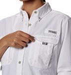 Columbia Women's Super Bahama Long Sleeve Shirt, White - фото 8