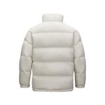 Пуховик унисекс белый Skechers, белый+Сумка для покупок в комплекте - фото 3