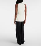 Жилет из крепа The Sei, кремовый - фото 3