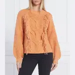 Свитер оверсайз с дополнительными благами Silvian Heach, оранжевый - фото