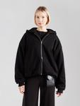 Худи с капюшоном на молнии WEEKDAY Danielle, Black - фото 2
