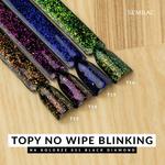 Semilac Top No Wipe Blinking Blue & Violet Flakes T15, 7 мл - фото 7
