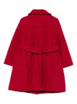 Бушлат с бантом и складками Patachou, красный - фото 2