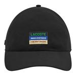 LACOSTE Бейсболка унисекс черная - фото