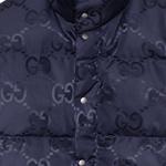 Мужской пуховик Gucci, синий - фото 4
