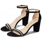 SW One Strap Sandals 8cm Женские Stuart Weitzman, черный - фото 4