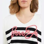 Свитер обычного кроя Liu Jo, белый - фото 4