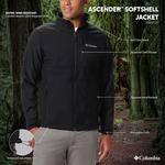 Мужская куртка Columbia Ascender Softshell, цвет Collegiate Navy - фото 9