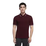 Поло с двойными манжетами FRED PERRY, темно-красный - фото 4