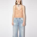 Футболка женская оранжевая Acne Studios - фото 3