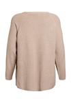Джемпер Zizzi Jumper, Cobblestone Mel/Mottled Beige - фото 5