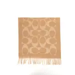 COACH Кашемировый шарф унисекс верблюжий, Camel - фото 2