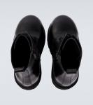 Кожаные ботинки stomper Balenciaga, Black - фото 4