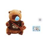 Плюшевая кукла Snotty Dressing Capybara высотой 25 см BANLI - фото 7