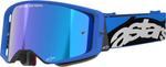 Мотоциклетные очки Alpinestars supertech stream mirror, Blue - фото