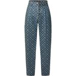 Джинсовые брюки Lv Monogram от LOUIS VUITTON, синие - фото