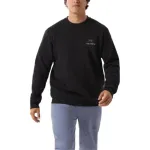 Свитшот с эмблемой Men's Arcteryx, коричневый - фото 8
