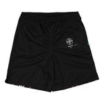Шорты c/o virgil abloh men's black diag stencil mesh shorts Off-White, черный - фото