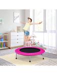 Costway Мини-батут φ97 см, розовый - фото 2