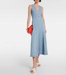 Платье миди из денима в стиле вестерн Re/Done, Mojave - фото 2