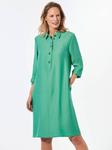Goldner Платье-рубашка в зеленом цвете - фото 4
