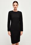 Платье-футляр Long Sleeve adL, черный - фото