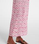 Ламе платье миди Missoni, Pink/White - фото 5