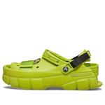 Сандалии sankuanz x clog 'lime punch' Crocs, зеленый - фото